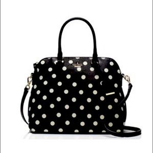 Kate Spade Rachelle Wellesley polka dot satchel
